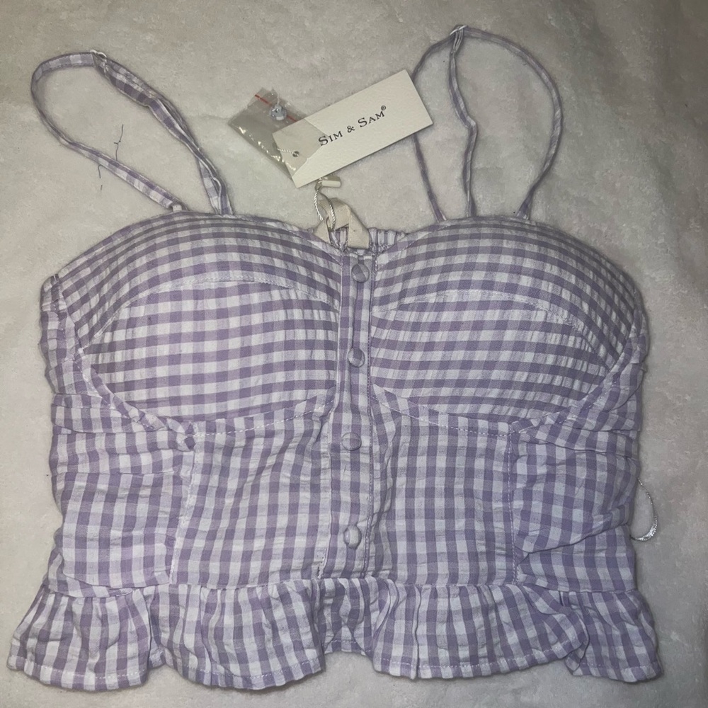 Sim and Sam summer crop top